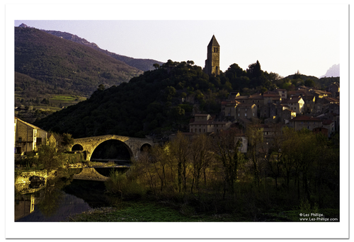 Sunset, Olargues, France, 2003